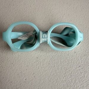 MIRAFLEX Mini Baby EC Clear Blue Neutral Frames Eyeglasses 33-11 Sample Italy